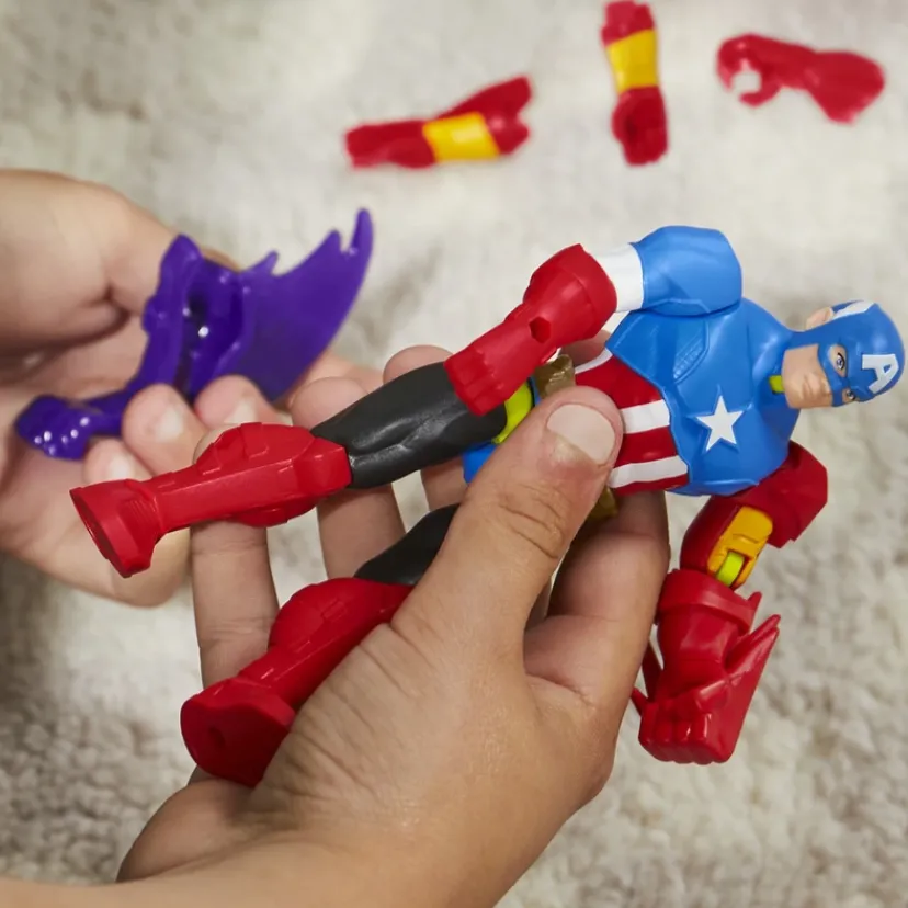Mixmashers Captain America basic figur>Avengers Hot
