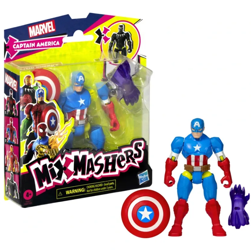 Mixmashers Captain America basic figur>Avengers Hot