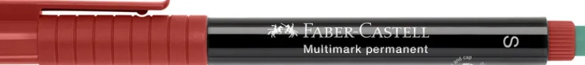 Multimarker s rød>Faber-Castell Clearance