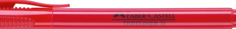 Overstregningspen textliner 38 rød>Faber-Castell Sale