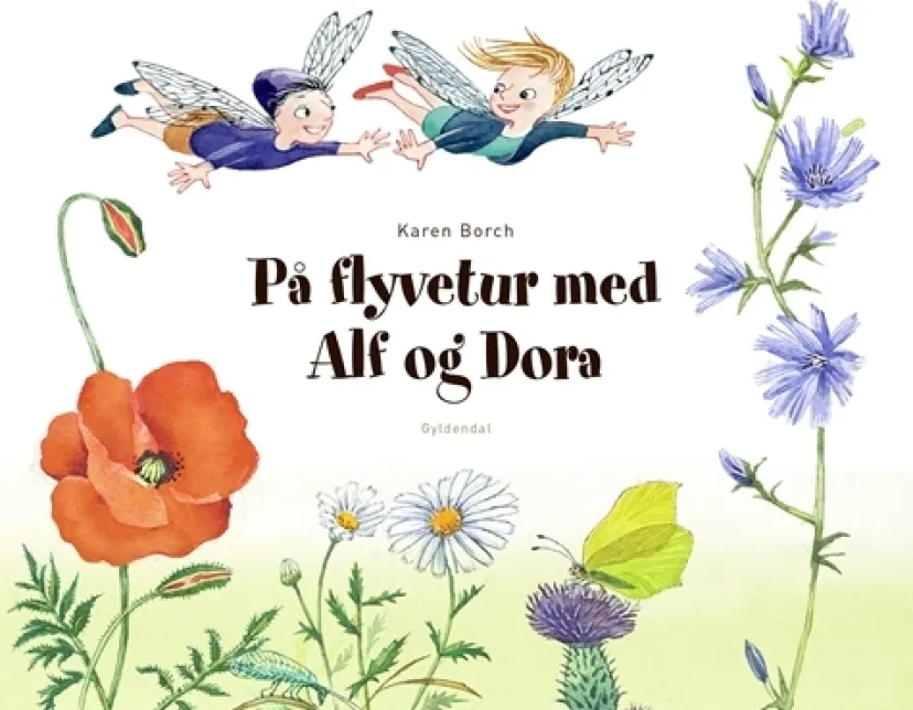 På flyvetur med Alf og Dora> New