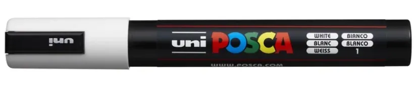 Paintmarker Uni pc-5m hvid>POSCA Clearance