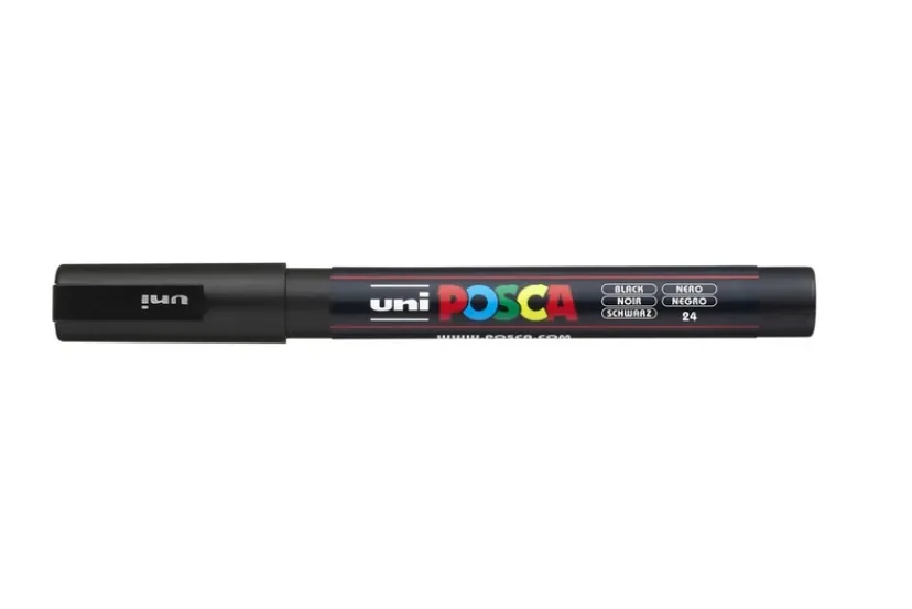 Paintmarker Uni pc-3m sort>POSCA Discount