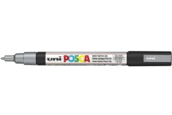 Paintmarker Uni pc-3m sølv>POSCA Clearance