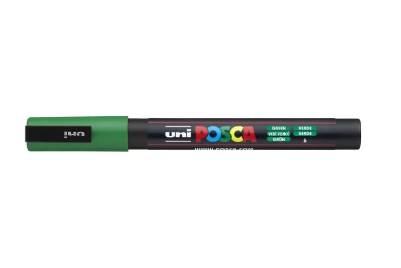 Paintmarker Uni pc-3m grøn>POSCA Online