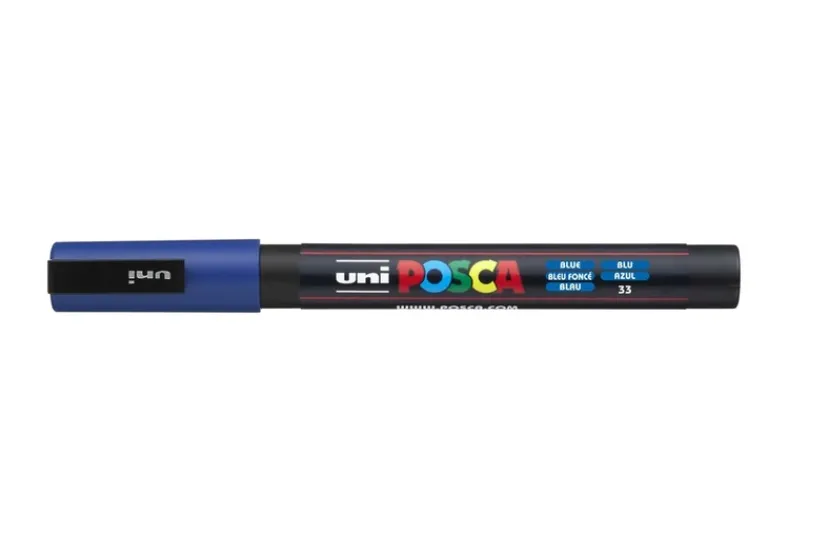 Paintmarker Uni pc-3m blå>POSCA Online