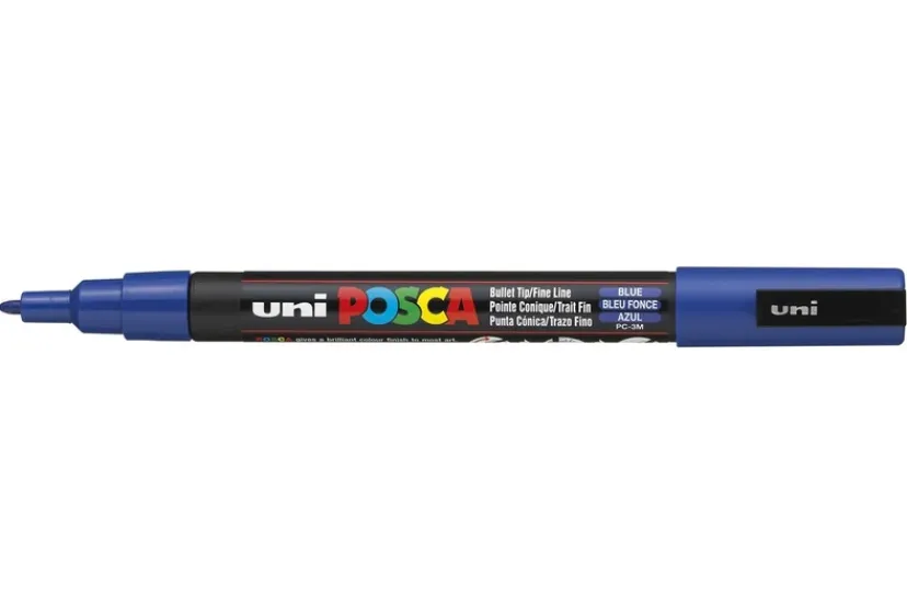 Paintmarker Uni pc-3m blå>POSCA Online