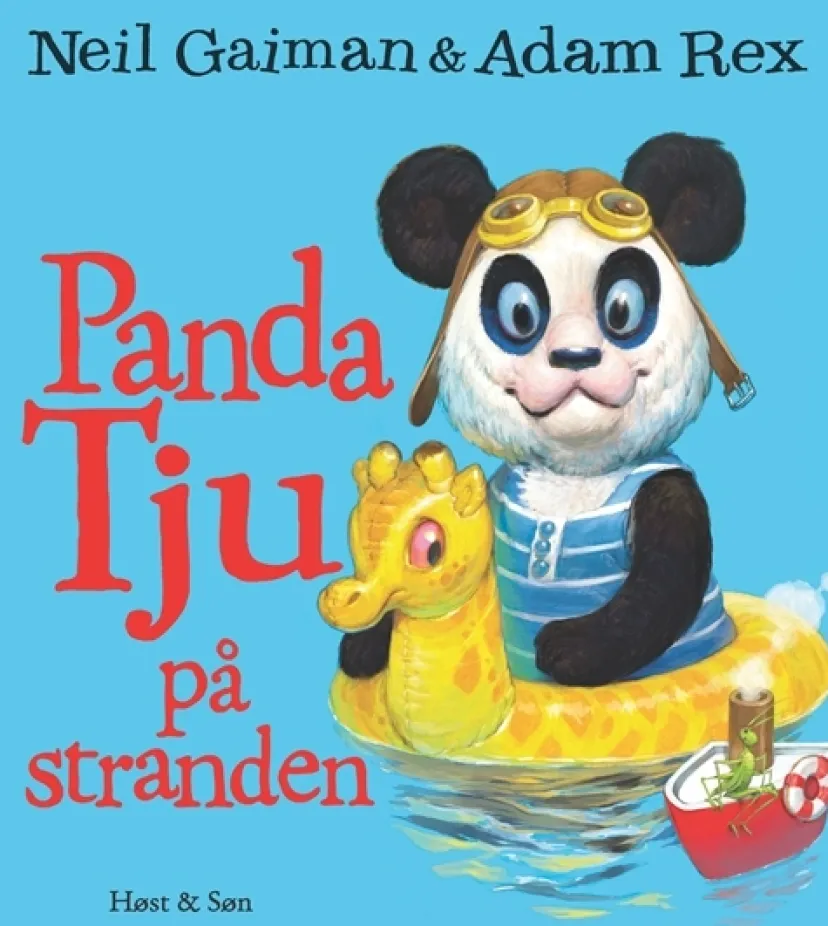 Panda Tju på stranden>