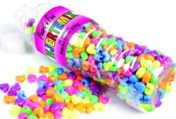 Pearl`n Fun Hjertemix 270g stærke farver> Hot