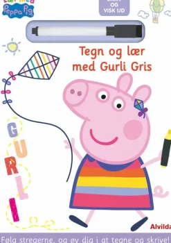 Peppa Pig - Lær med Gurli Gris - Skriv og visk ud - Tegn og lær med Gurli Gris> Hot