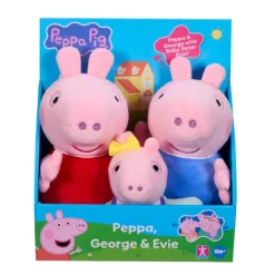 PEPPA PIG PLUSH 3-PAK>Gurli Gris Best