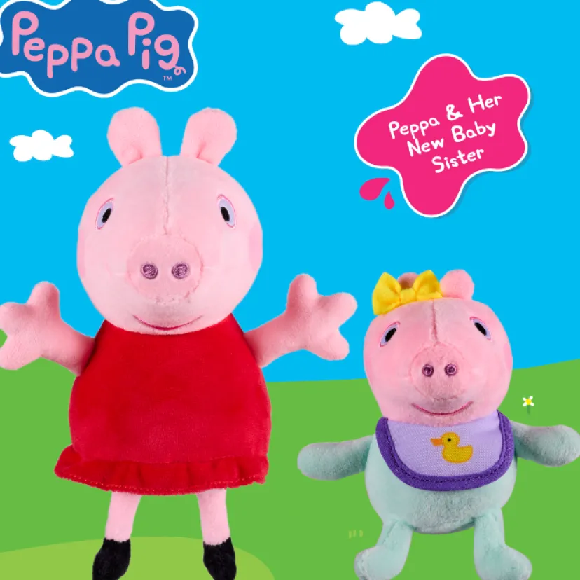 PEPPA PIG PLUSH 2-PAK>Gurli Gris Sale