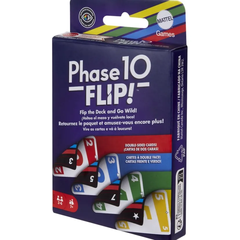 Phase 10 Flip!>Mattel Games Outlet