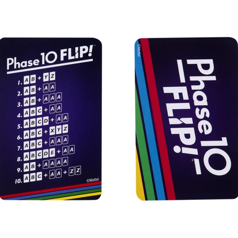 Phase 10 Flip!>Mattel Games Outlet