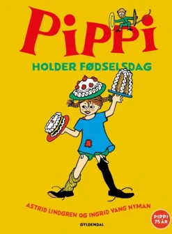 Pippi holder fødselsdag>