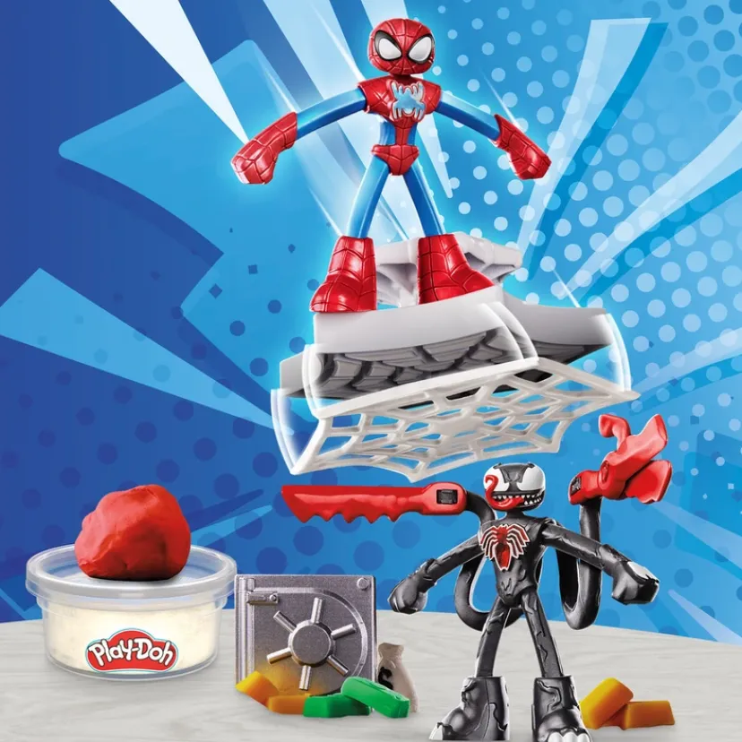 Marvel Spider-Man Launch & Slice Battle>Play-Doh Discount