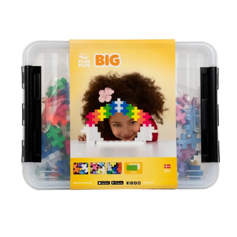 Plus-Plus BIG Storage Box Mix 200 stk>Plus Plus New