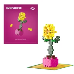 Plus-Plus Plant Packs - Sunflower>Plus Plus