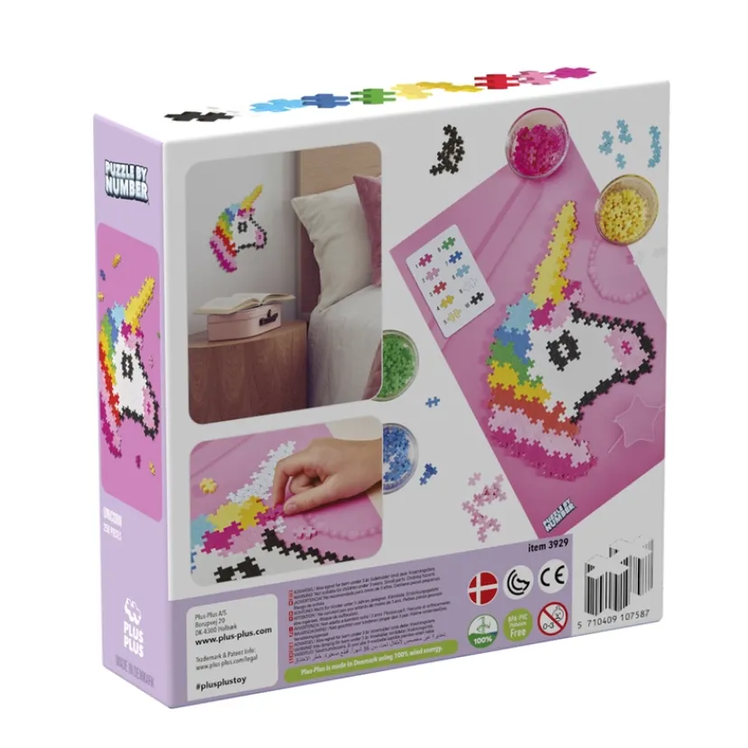 Plus-Plus Puzzle By Number Unicorn 250pcs>Plus Plus New