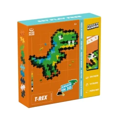 Plus-Plus Puzzle By Number T-Rex 250 pcs>Plus Plus Outlet