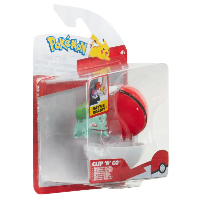 Pokemon clip n go Bulbasaur with poke ball>Pokémon Clearance