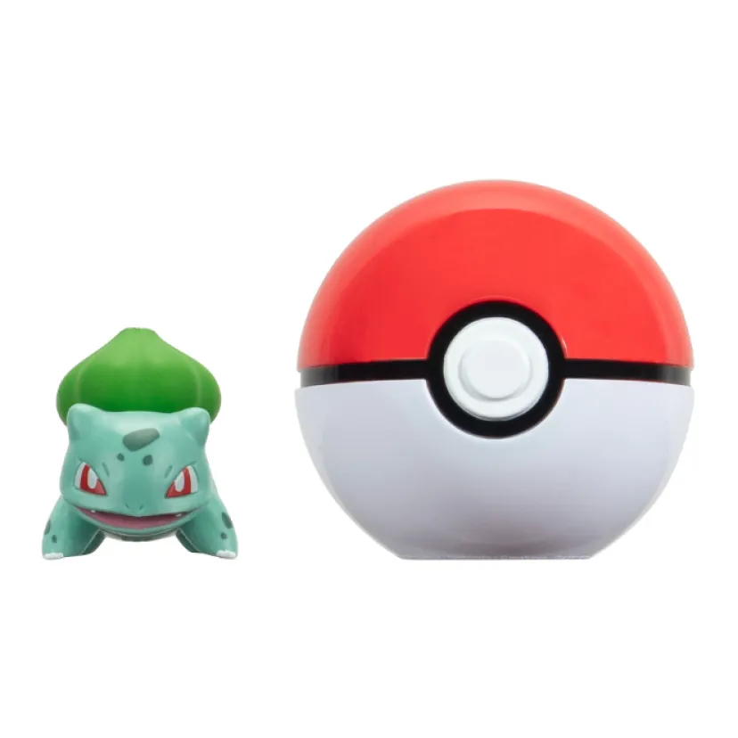 Pokemon clip n go Bulbasaur with poke ball>Pokémon Clearance