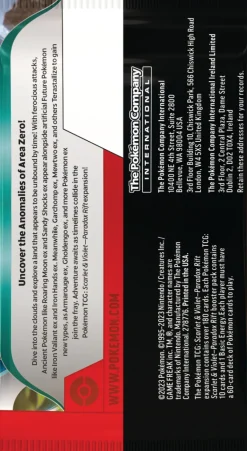 Pokemon Scarlet & Violet 4 booster, Paradox Rift><noscript><img width=