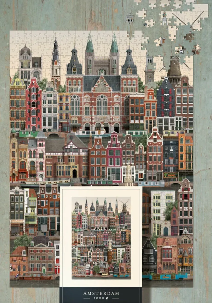 Puslespil Amsterdam 1000 brikker>Martin Schwartz Hot