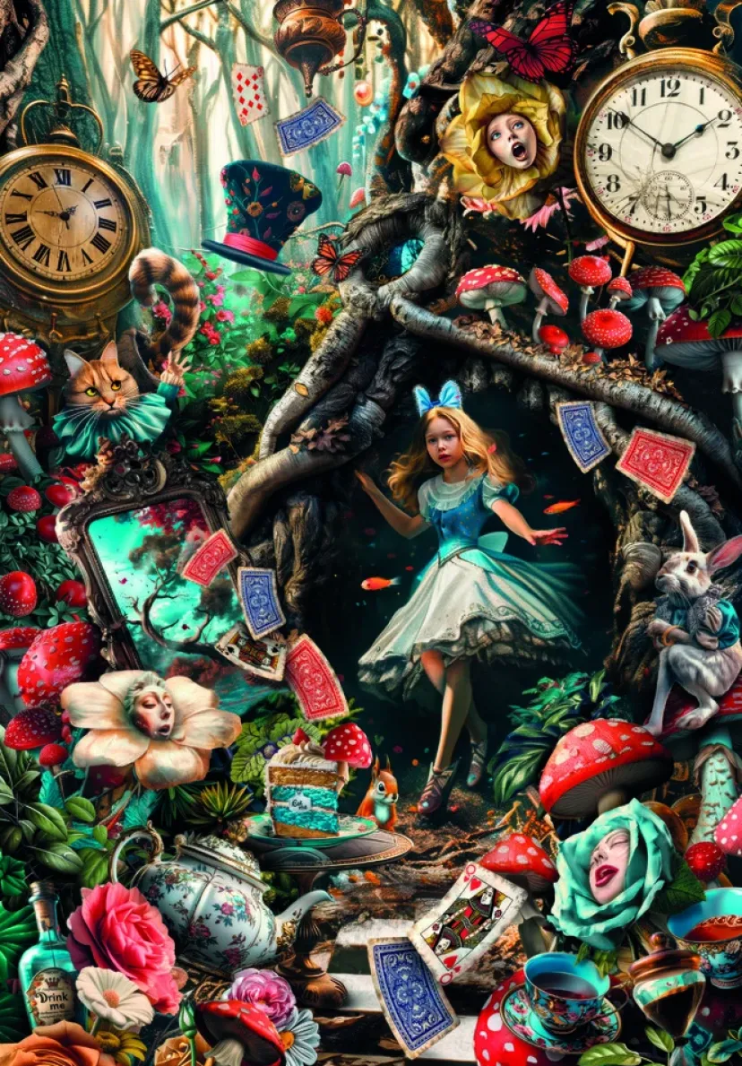 Puslespil Another Day in Wonderland 1000 brikker>Clementoni Hot