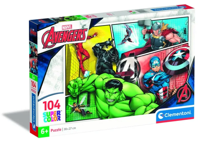Puslespil Avengers 104 brikker>Clementoni New
