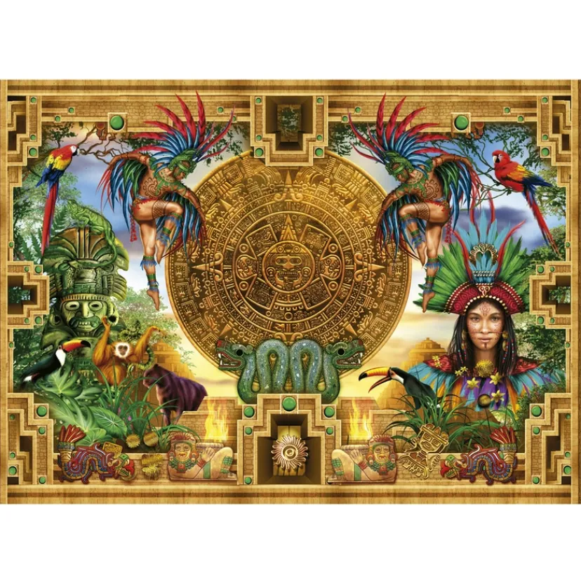Puslespil Aztec Mayan Montage 2000 brikker>Educa Hot
