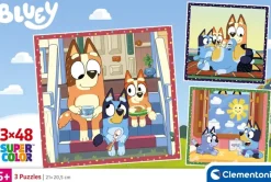 Puslespil Bluey 3x48 brikker>Clementoni Best