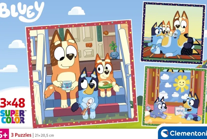 Puslespil Bluey 3x48 brikker>Clementoni Best