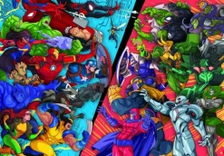 Puslespil Marvel vs Heroes 104 brikker>Clementoni Online