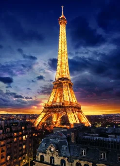 PUSLESPIL TOUR EIFFEL 1000 BRIKKER>Clementoni