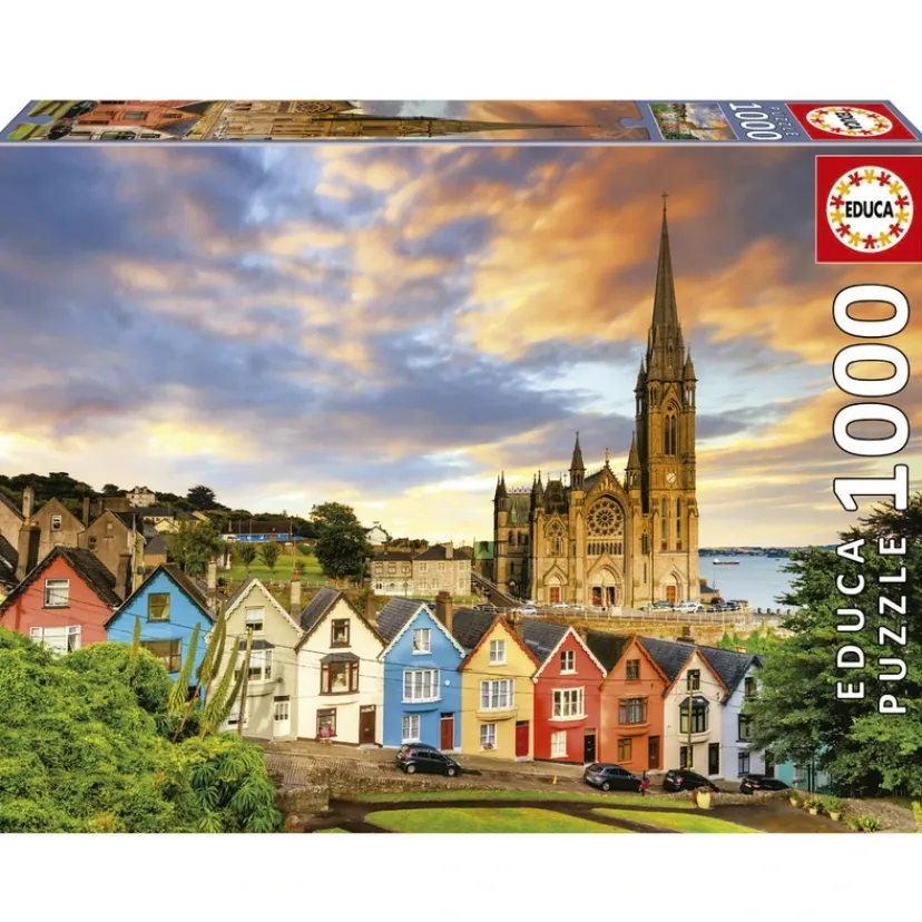 Puslespil Cobh Cathedral Ireland 1000 brikker>Educa New