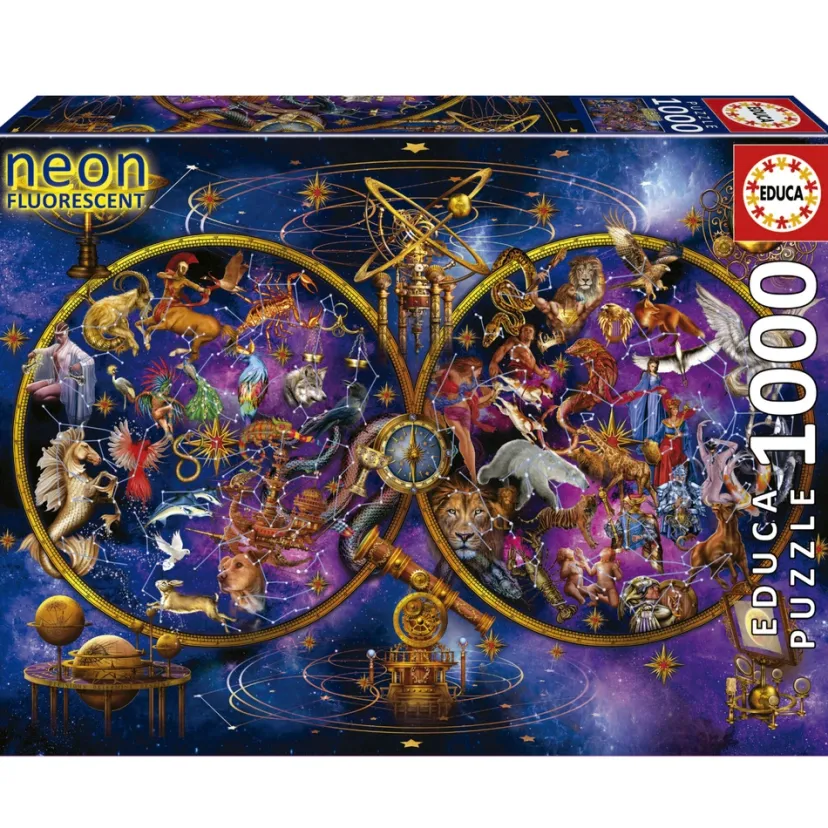 Puslespil Constellations Neon 1000 brikker>Educa Best