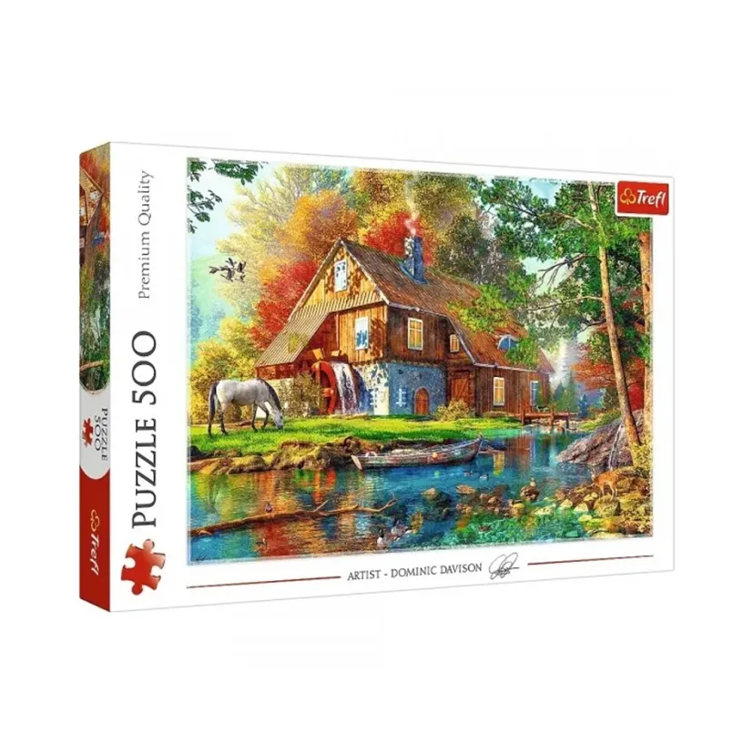 Puslespil Cottage by the river 500 brikker>TREFL New