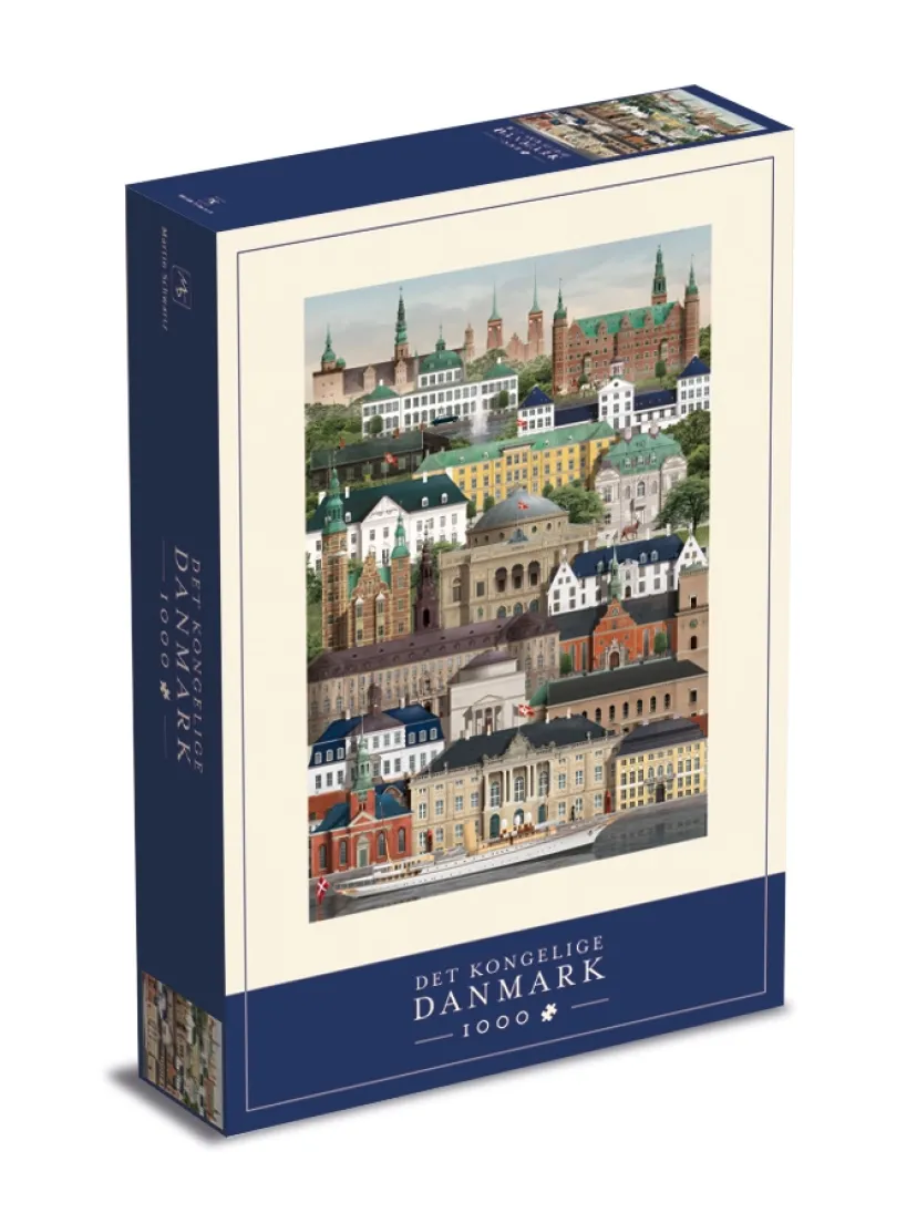 PUSLESPIL DET KONGELIGE DANMARK 1000 BRIKKER>Martin Schwartz New