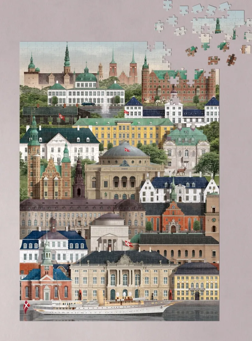 PUSLESPIL DET KONGELIGE DANMARK 1000 BRIKKER>Martin Schwartz New
