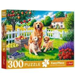 Puslespil Dogs in the countryside 300 brikker>TREFL Discount