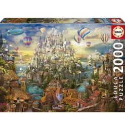 Puslespil Dream Town 2000 brikker>Educa Clearance