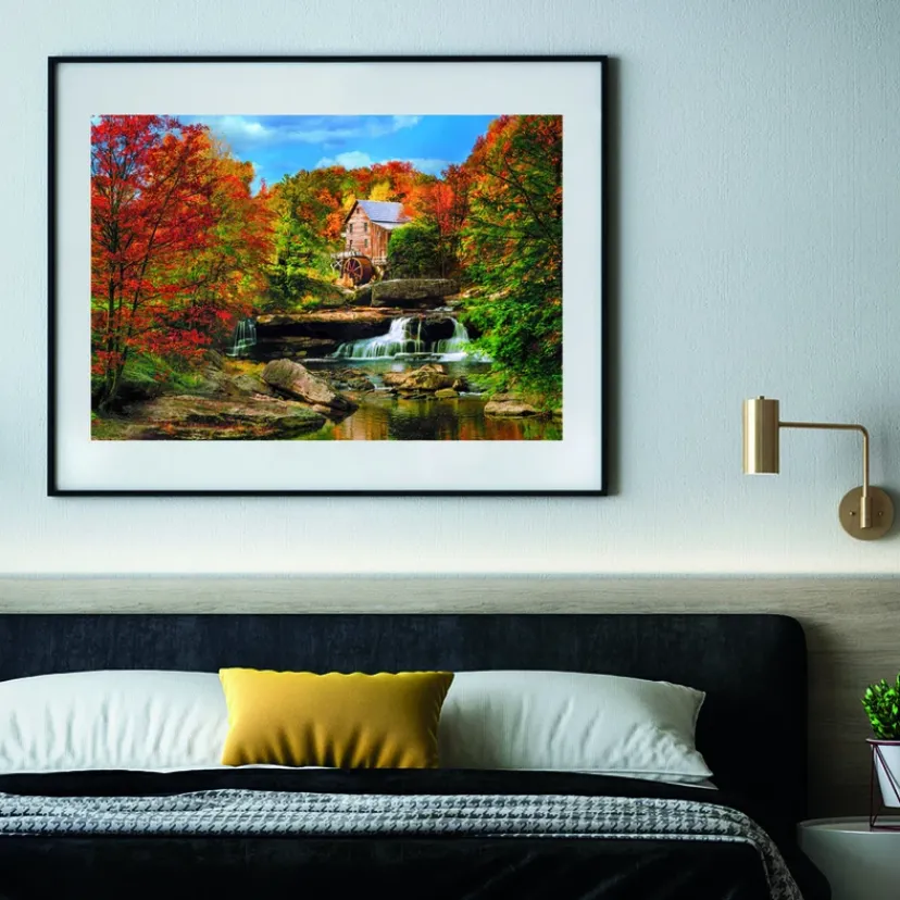 PUSLESPIL GLADE CREEK GRIST MILL 2000 BRIKKER>Clementoni