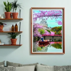 Puslespil Himeji Castle in Spring 1000 brikker><noscript><img width=