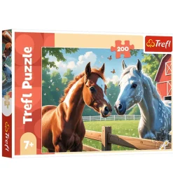 Puslespil Horses in the clearing 200 brikker>TREFL Best