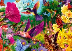 Puslespil Hummingbird garden 1000 brikker><noscript><img width=