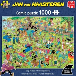 Puslespil JvH Dog Parkour 1000 brikker>Jan Van Haasteren Sale