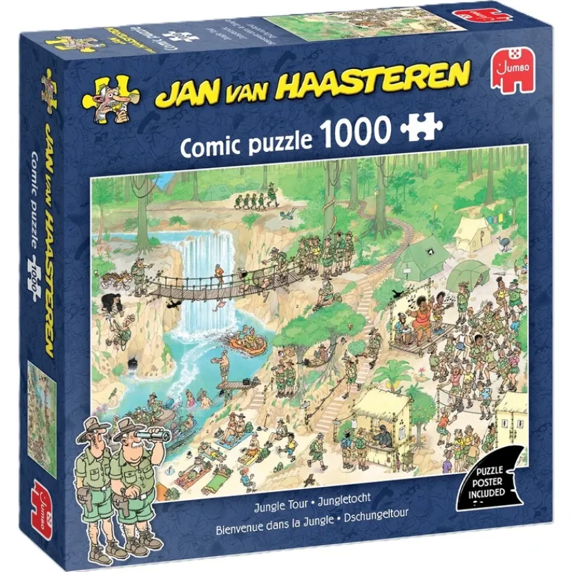 Puslespil JvH Jungle Tour 1000 brikker>Jan Van Haasteren Hot