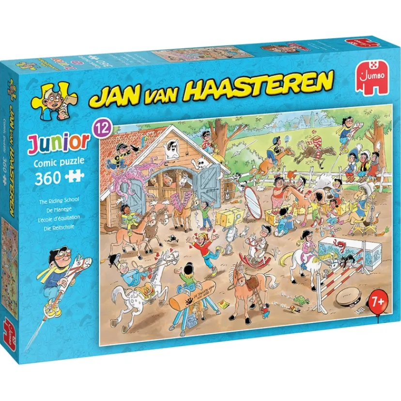 Puslespil JvH Junior The Riding School 360 brikker>Jan Van Haasteren Discount