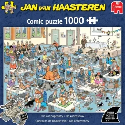 Puslespil JvH The cat pageantry 1000 brikker>Jan Van Haasteren Hot